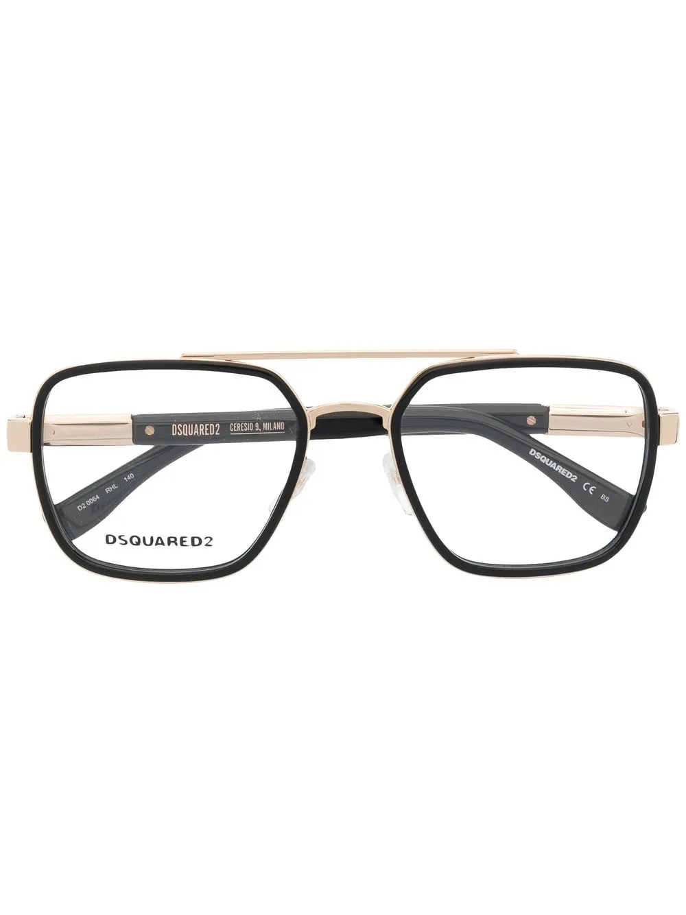 

Очки с логотипом DSQUARED2 EYEWEAR, черный