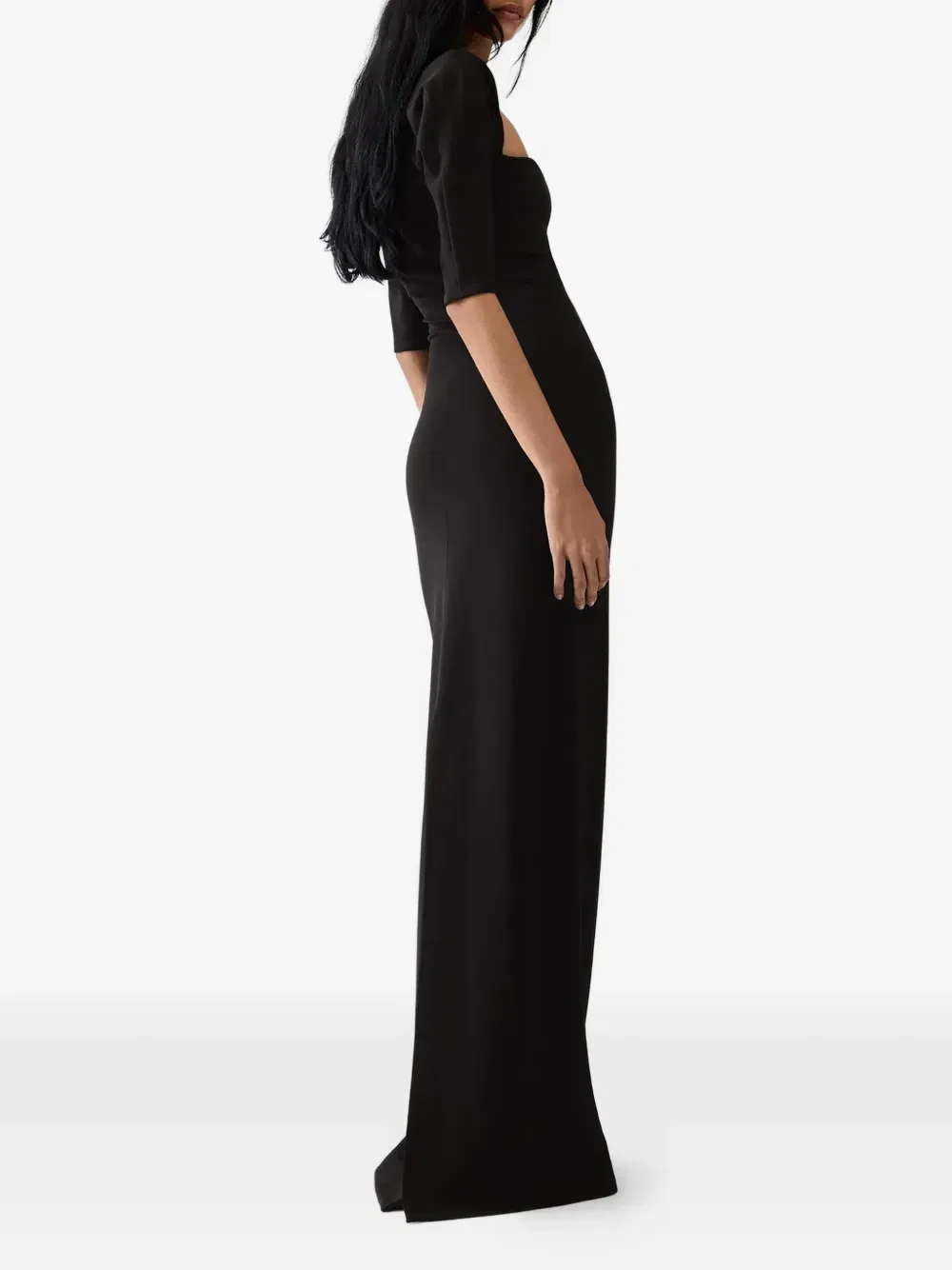 Вечернее платье-макси Bolero JACQUEMUS, черный — фото 3