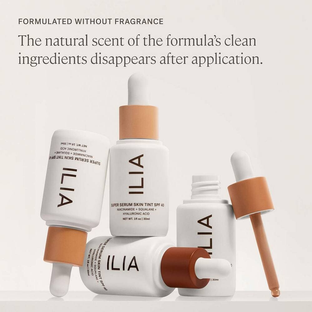 ILIA Super Serum Skin Tint SPF 40 Тональный крем для ухода за кожей, цвет Honopu — фото 4