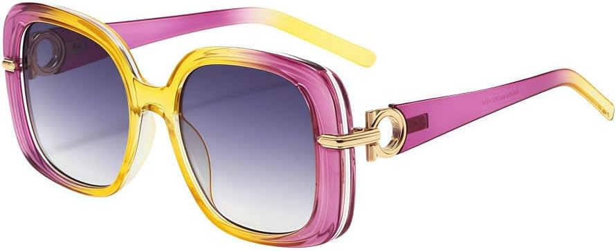 

Крупные квадратные солнцезащитные очки для женщин и мужчин, ретро-винтажные очки с полой оправой, стильные солнцезащитные очки с защитой от УФ-излучения UV400 MAZNVISO, Red