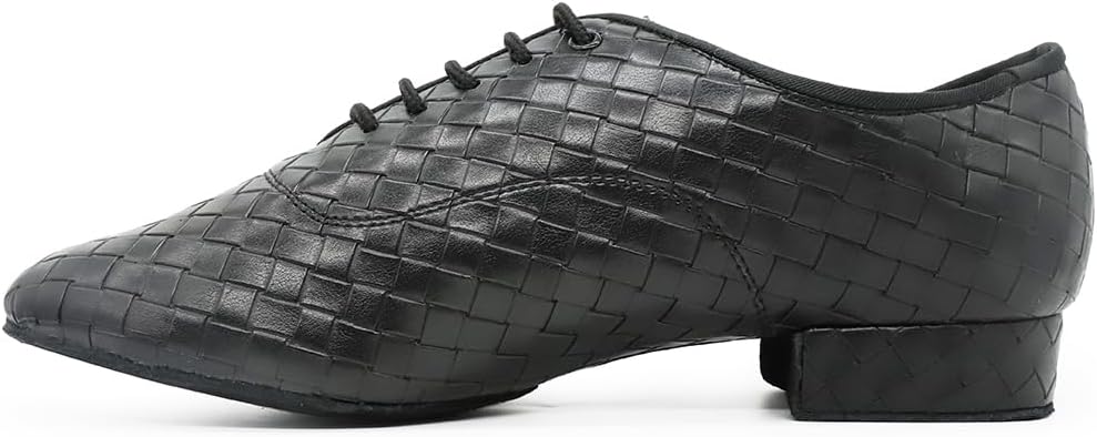

Мужские бальные латинские туфли для танцев Профессиональные джазовые и вальсовые туфли из плетеной кожи BDDance 302-1, размеры 6-14 Bd Dance, черный