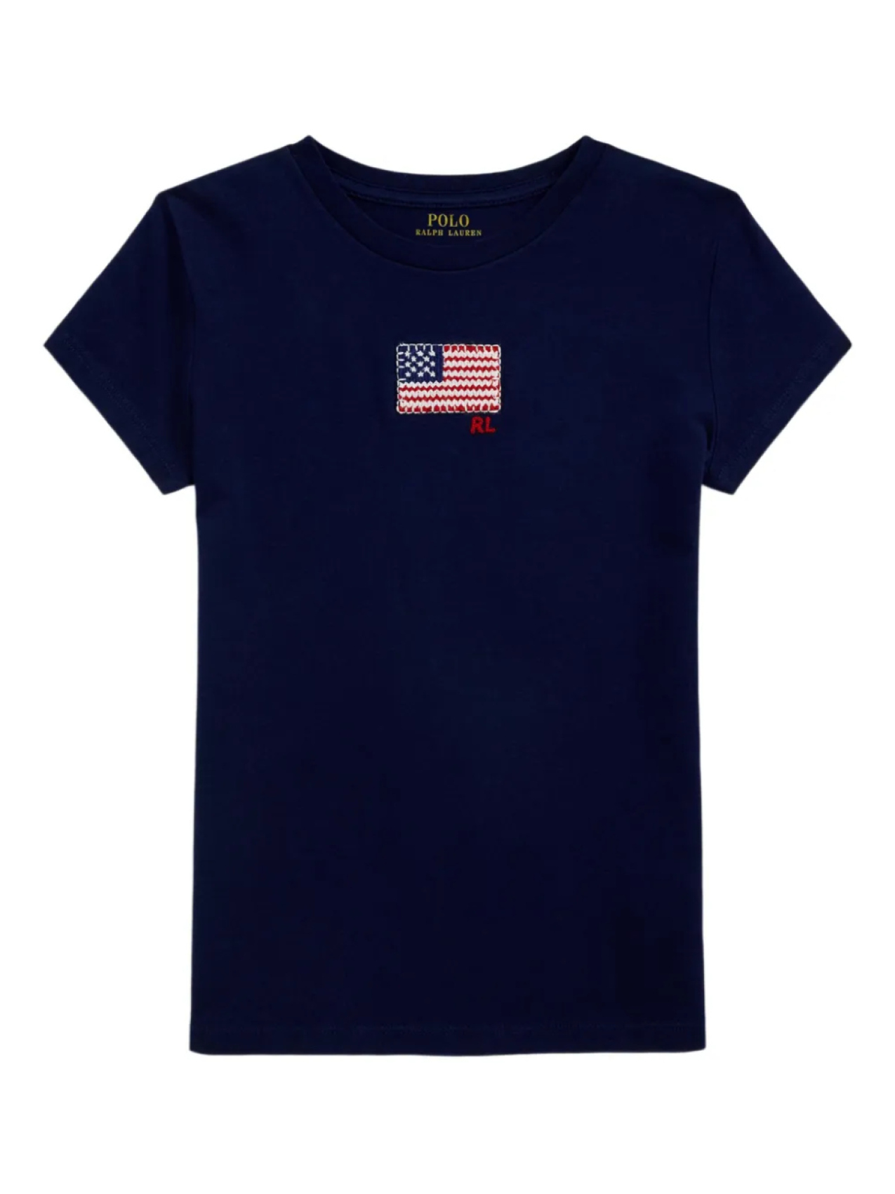 

POLO RALPH LAUREN KIDS футболка с вышивкой, синий
