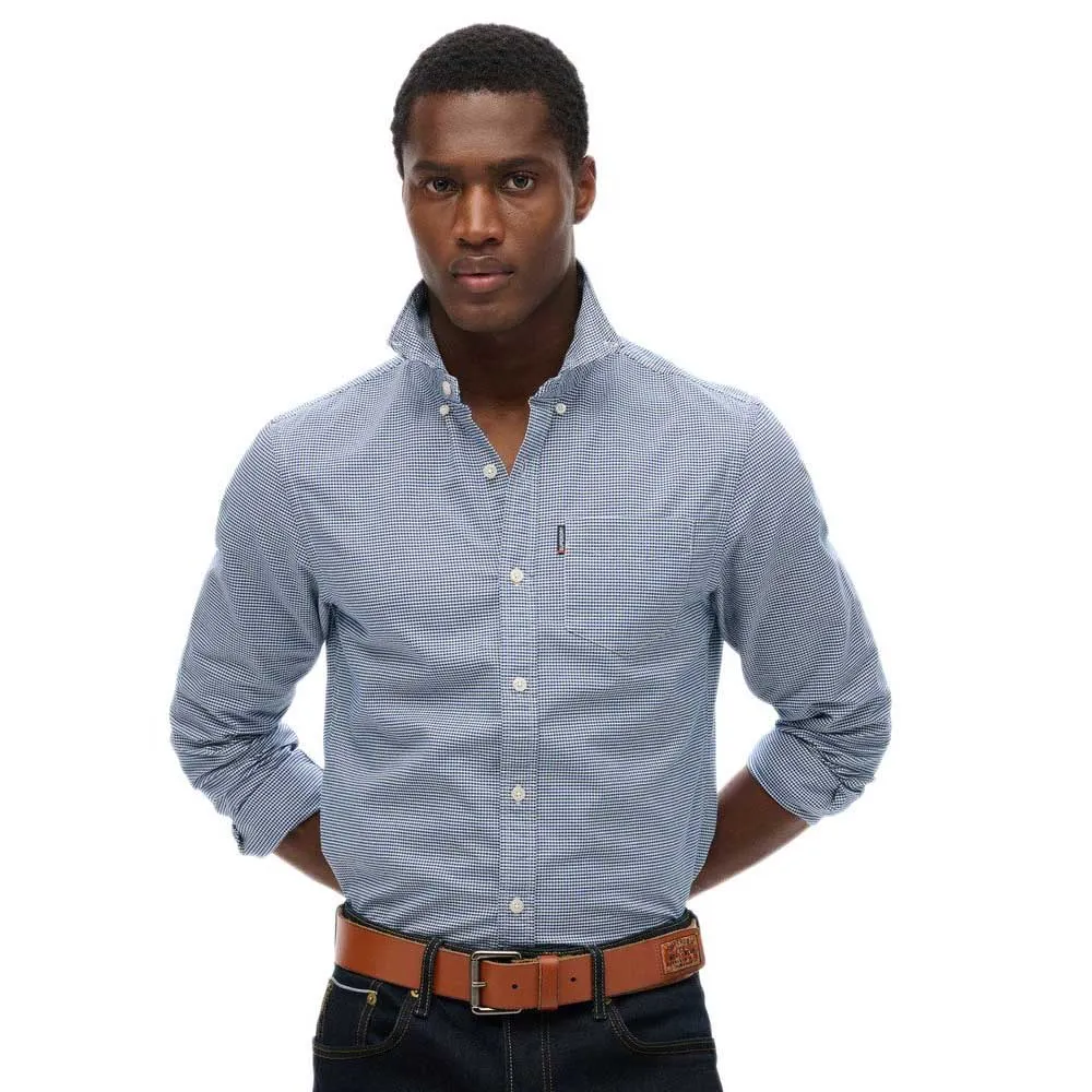 

Рубашка Superdry Essentials Oxford, синий