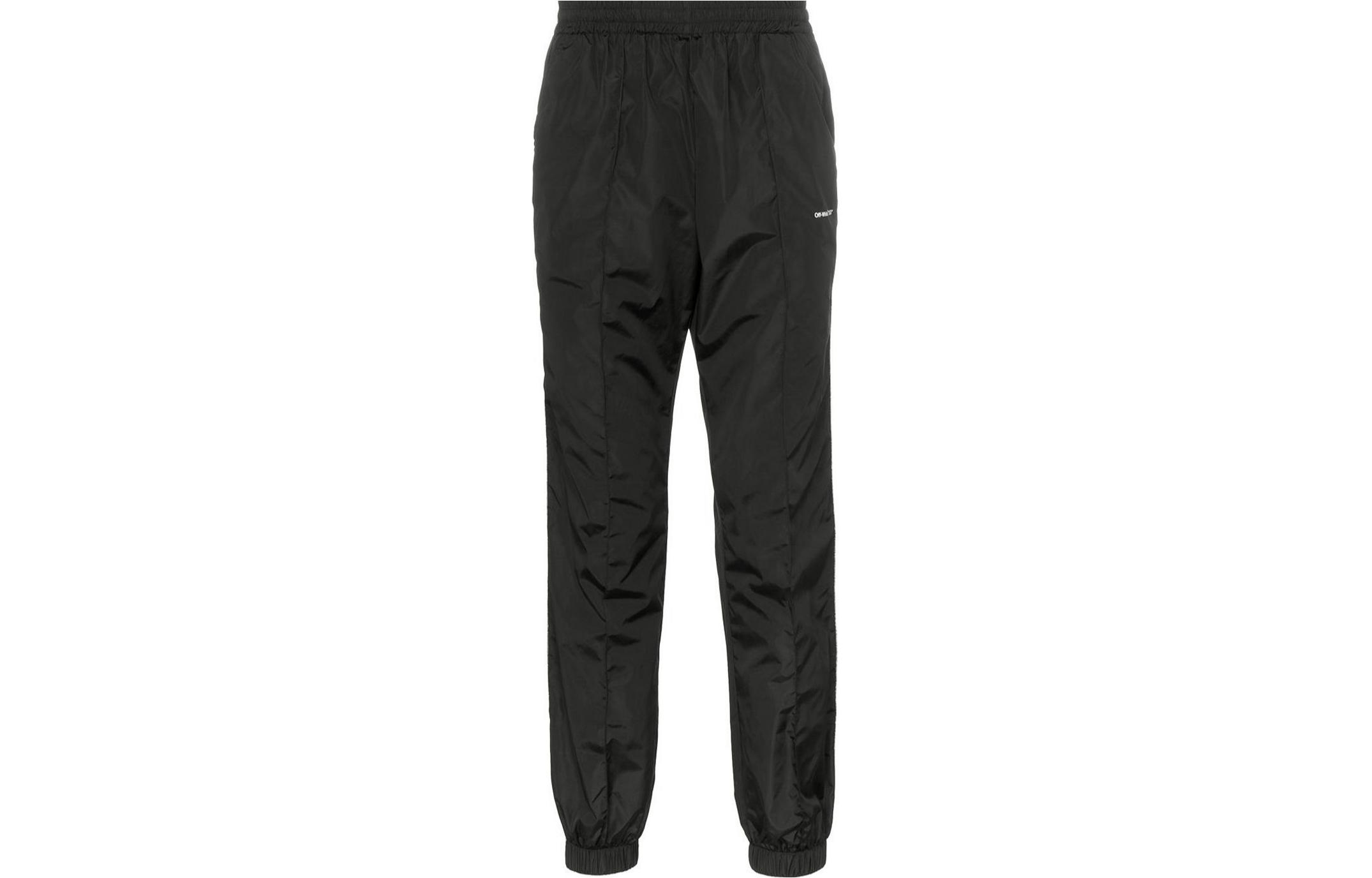OFF-WHITE OFF WHITE Вязаные спортивные штаны мужские черные — фото 3
