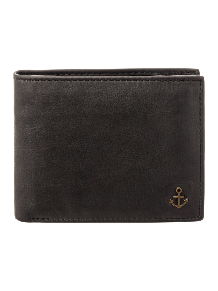 

Harbour 2nd SL.14530 Кожаный кошелек Kairos, горизонтальный формат, цвет пепельный