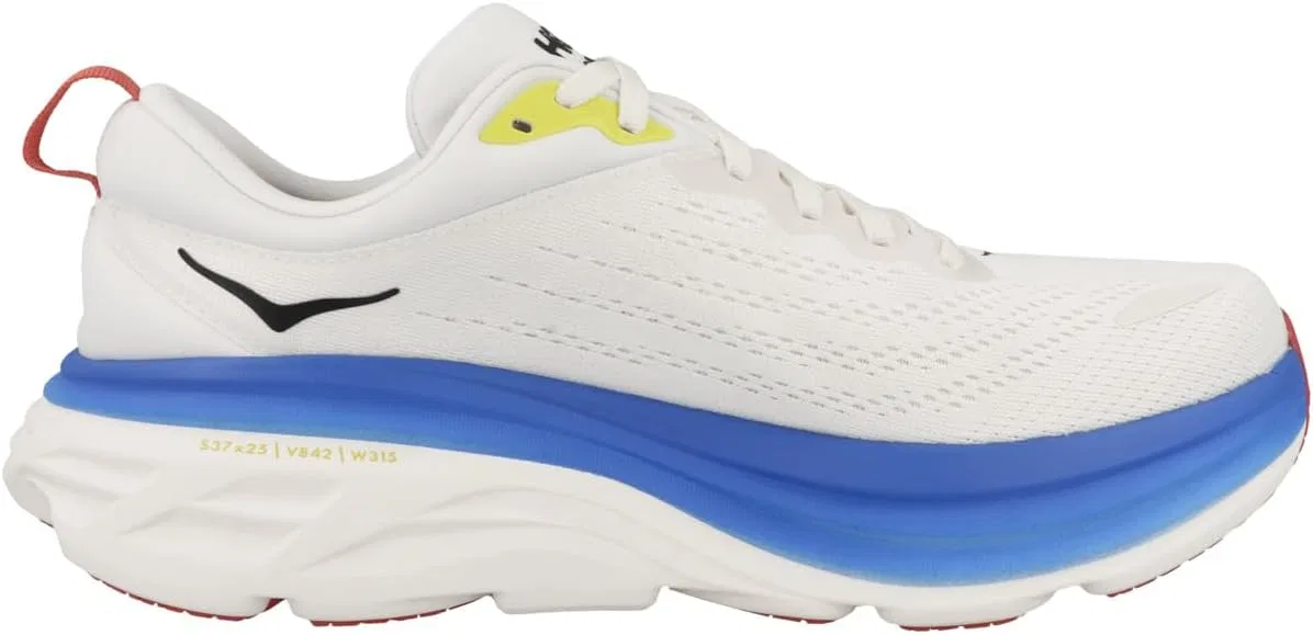 Мужские туфли HOKA Bondi 8, White — фото 4