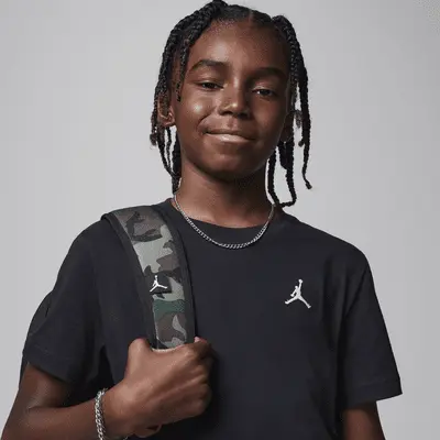 Футболка Jordan Big Kids' Jumpman Air Embroidered T-Shirt, черный — фото 3