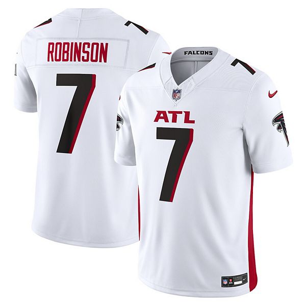 

Мужская футболка Bijan Robinson Atlanta Falcons Vapor FUSE Limited белая Nike