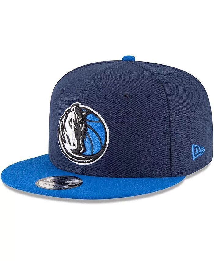 

Мужская темно-синяя, синяя двухцветная кепка Dallas Mavericks 9FIFTY с регулируемой застежкой New Era