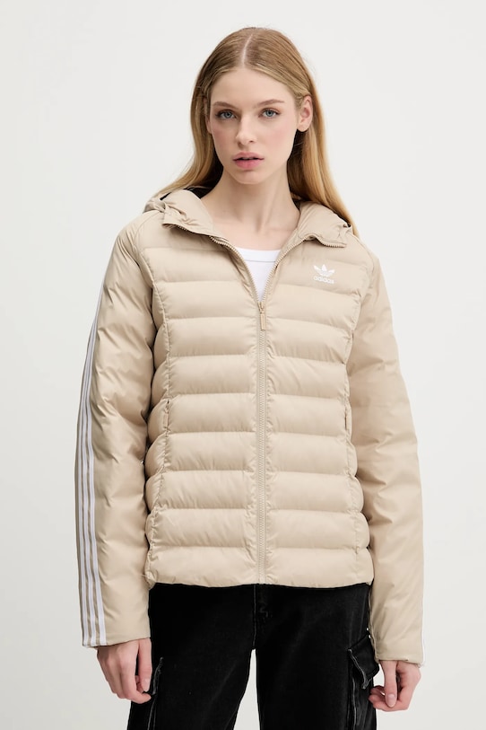 

Куртка Slim Jacket Adidas Originals, бежевый