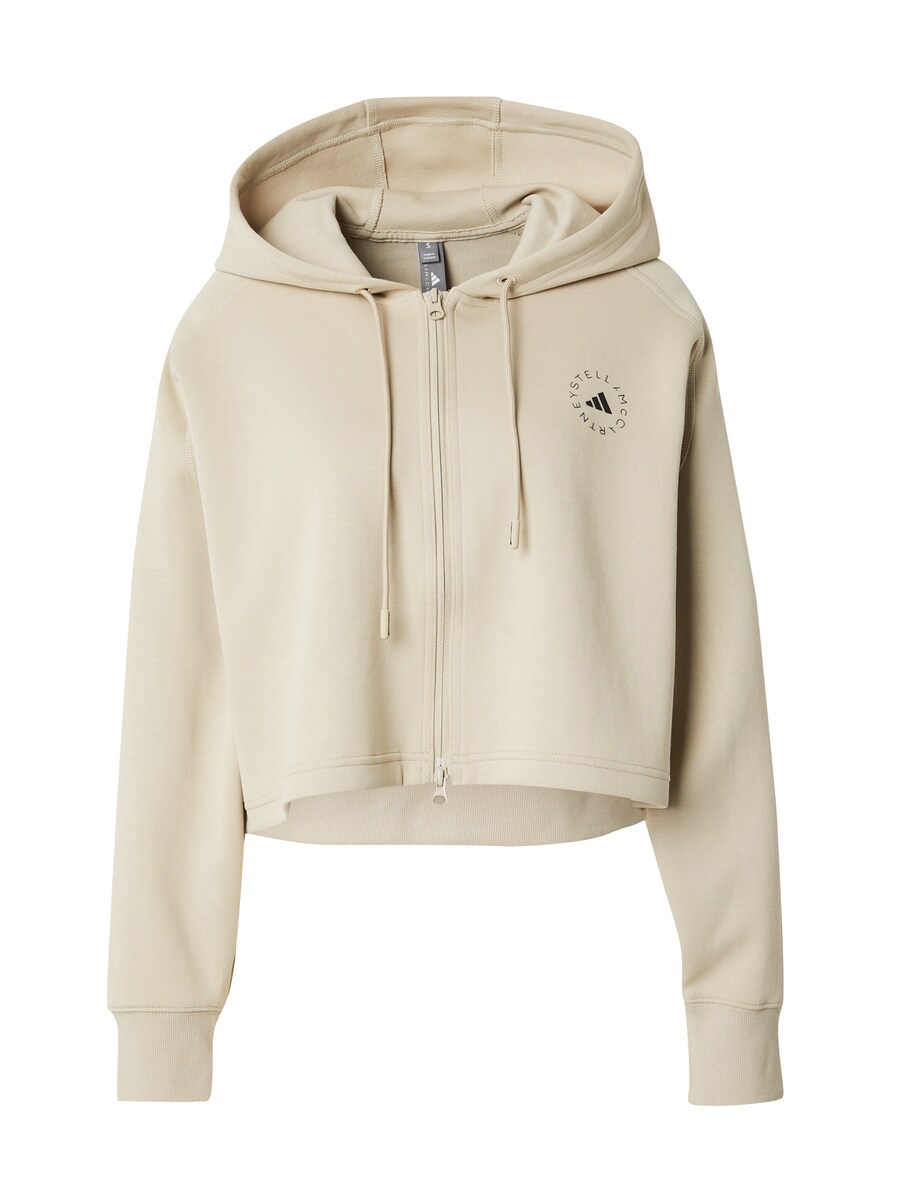 

Спортивная толстовка с капюшоном на молнии ADIDAS BY STELLA MCCARTNEY, песочный