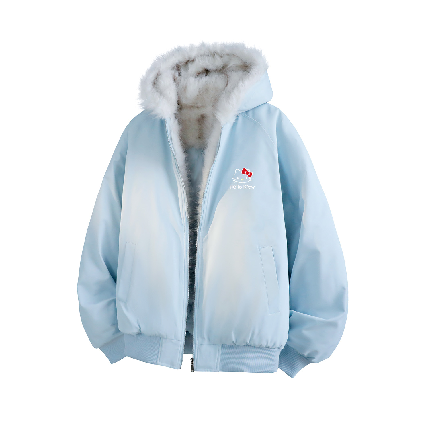 

Hello Kitty Hello Kitty SS25 пуховик Unisex Sanrio, светло-голубой