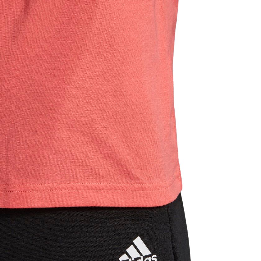 Обязательная базовая футболка Adidas Women's Shimmery Red — фото 2