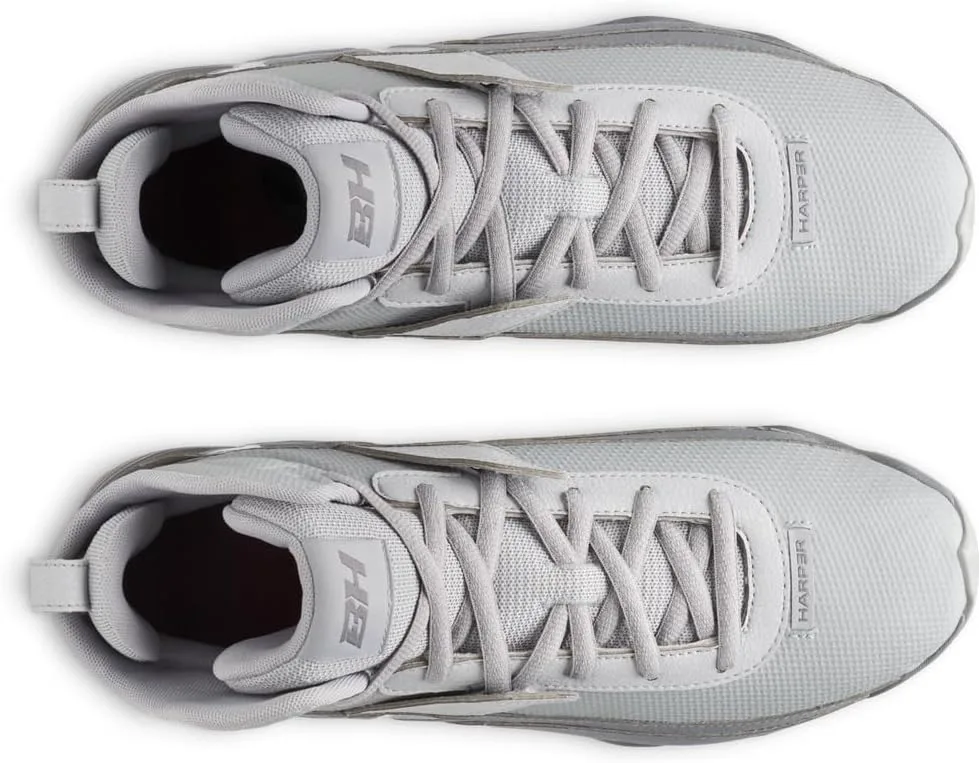 Бейсбольные бутсы Under Armour для мужчин Harper 10 Rm, серый — фото 4