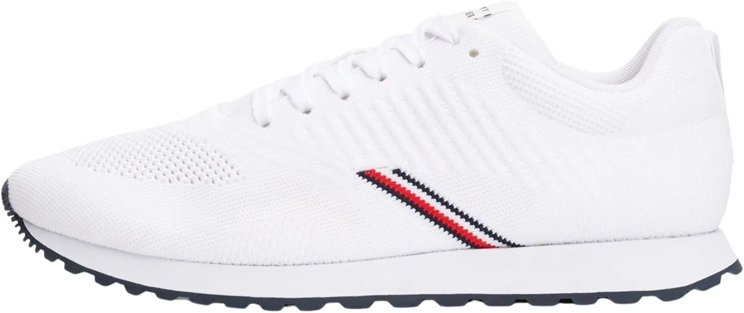 Мужские низкие кроссовки Tommy Hilfiger New Runner Eva Corpo Knit Fm0fm05648, White