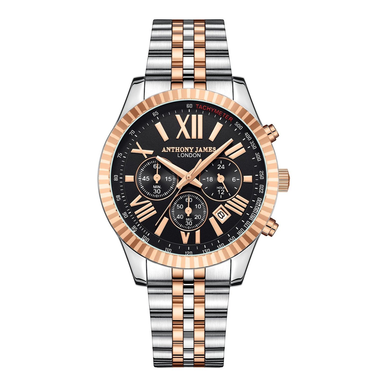 

Спортивные часы Chrono ручной сборки Anthony James, мультиколор