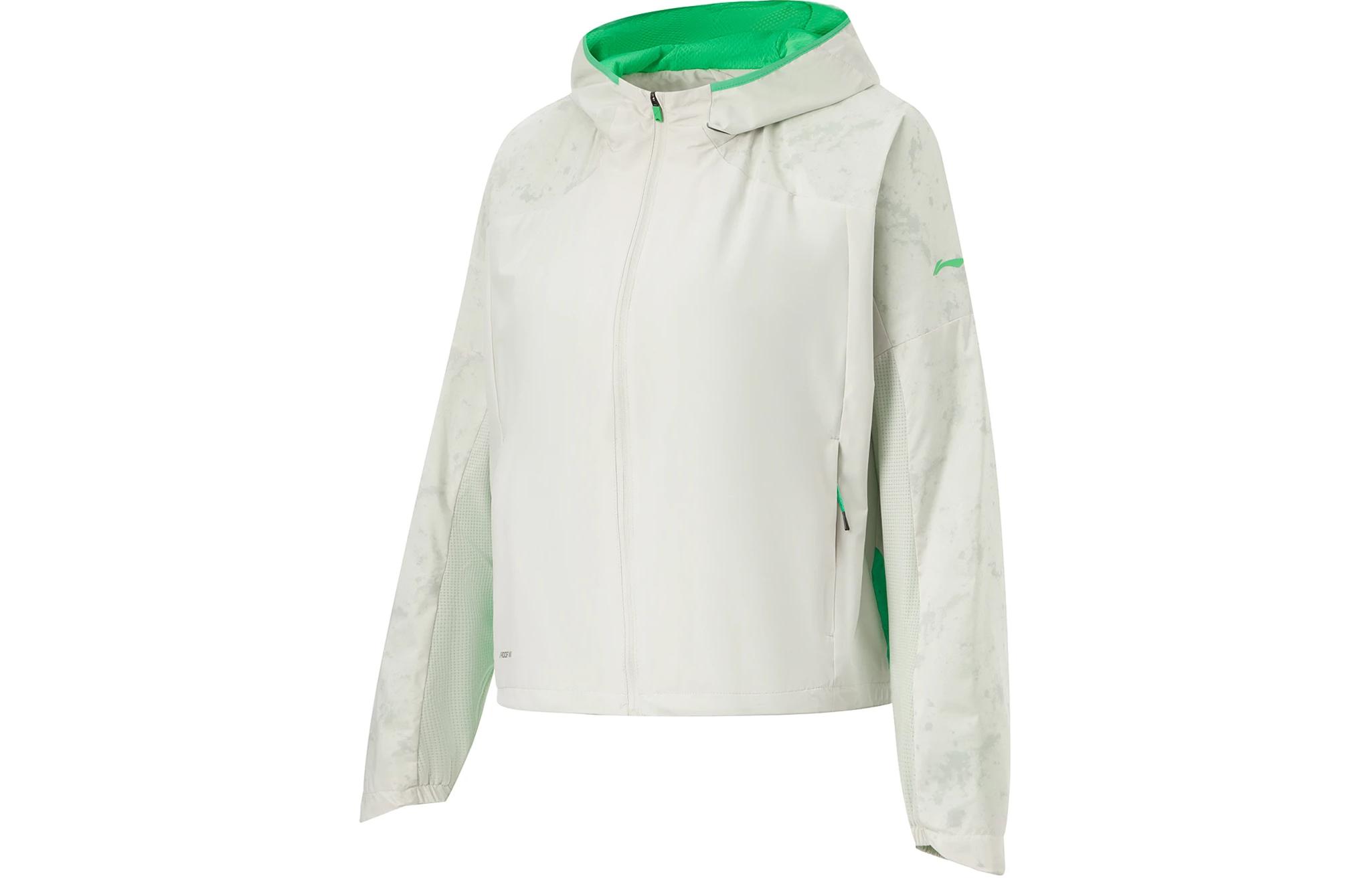 

LINING Женское пальто с полным покрытием светоотражающим принтом, Silver Birch Gray Silver Birch Gray Mystic Realm Green Reflective Full Print