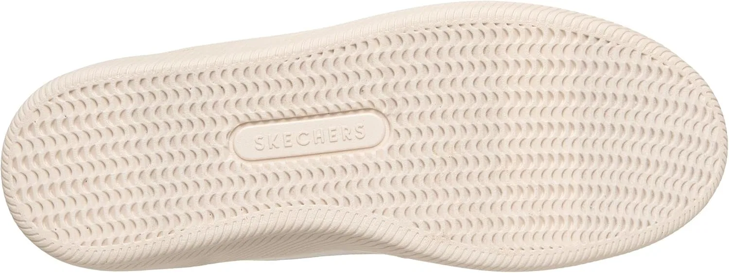 Мужские удобные туфли Skechers Arch Fit Court Break, Duraleather White Jersey — фото 2