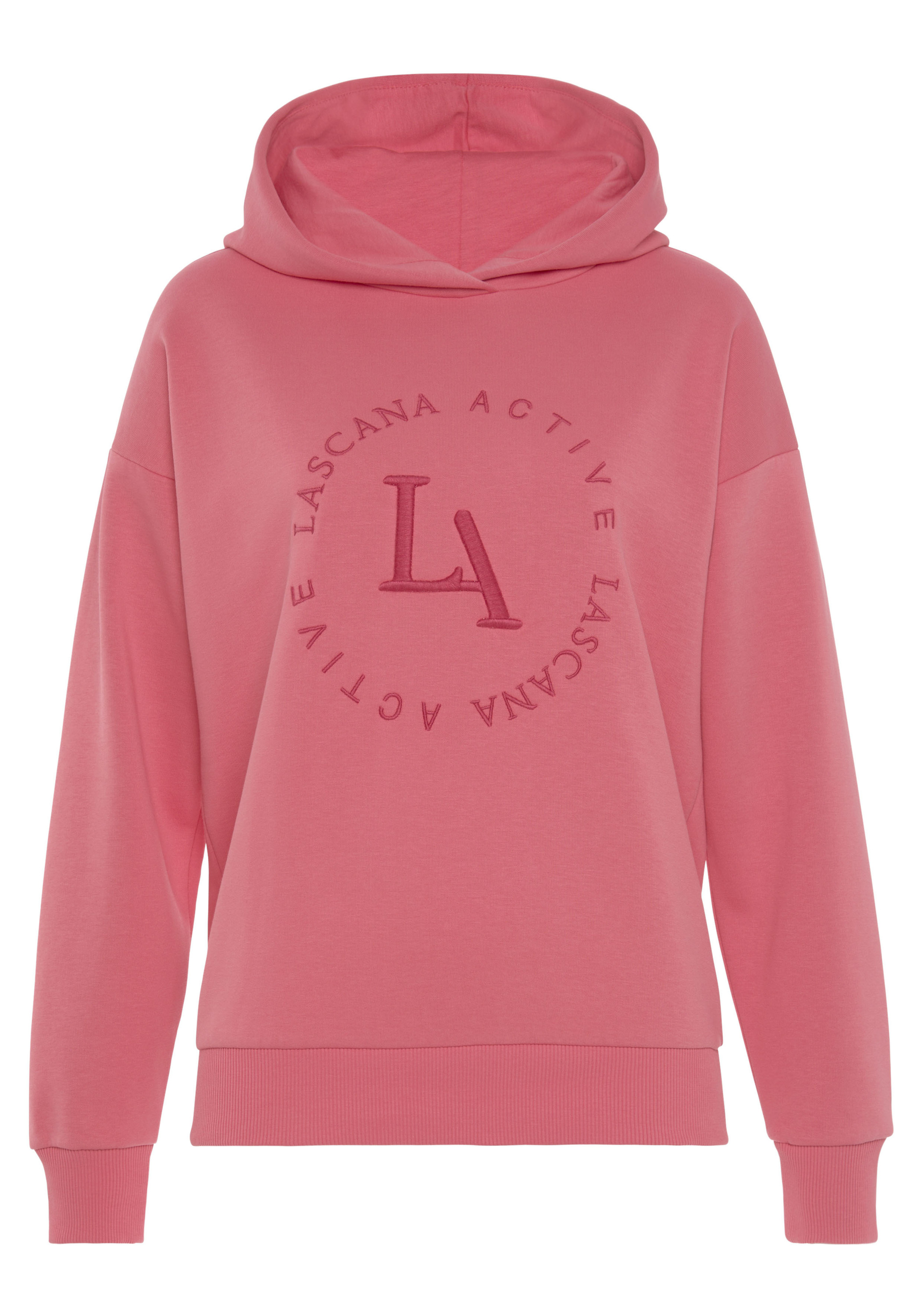 

Свитер LASCANA ACTIVE Kapuzensweatshirt, цвет rose