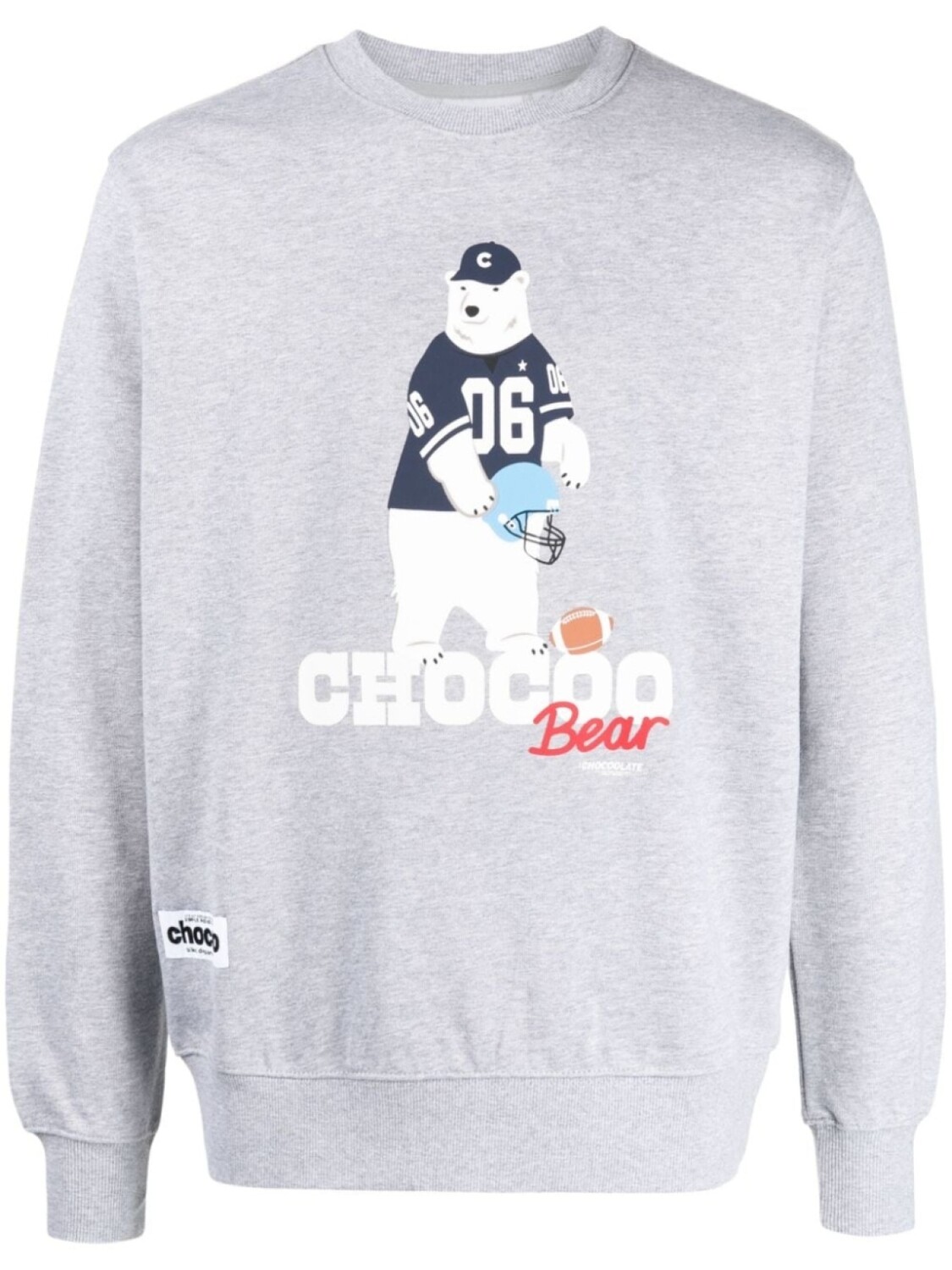 

Толстовка с логотипом CHOCOOLATE, серый