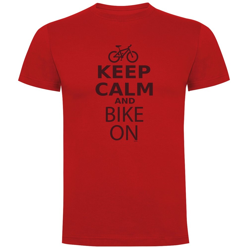 

Футболка Kruskis Keep Calm And Bike On, красный