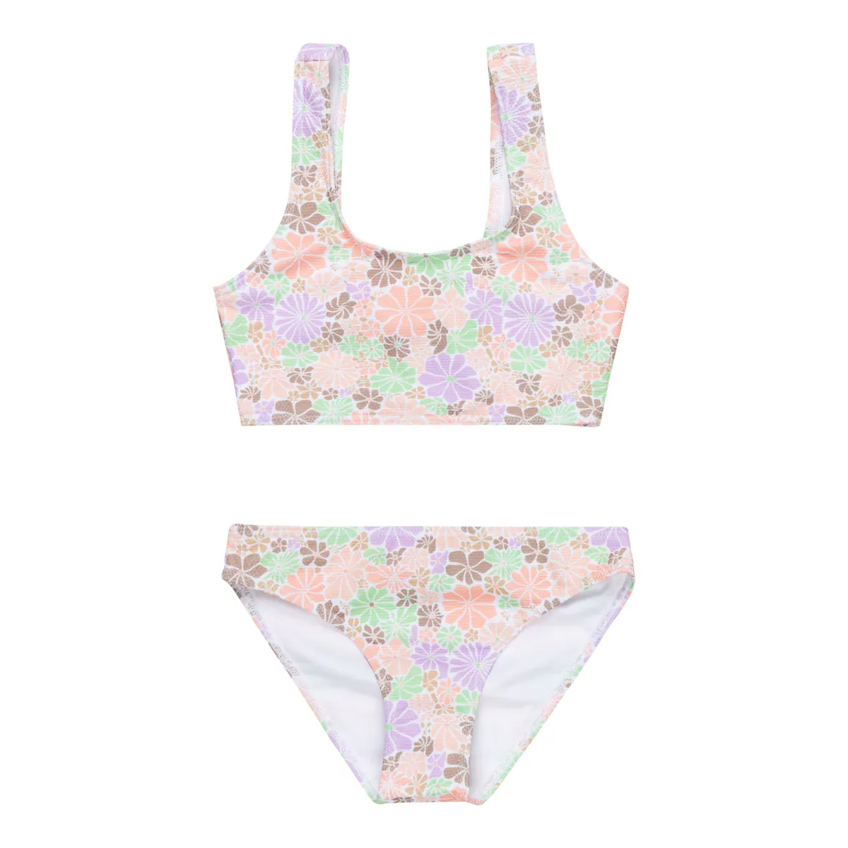 

Детский укороченный топ бикини All About Sol Roxy, цвет Crudo