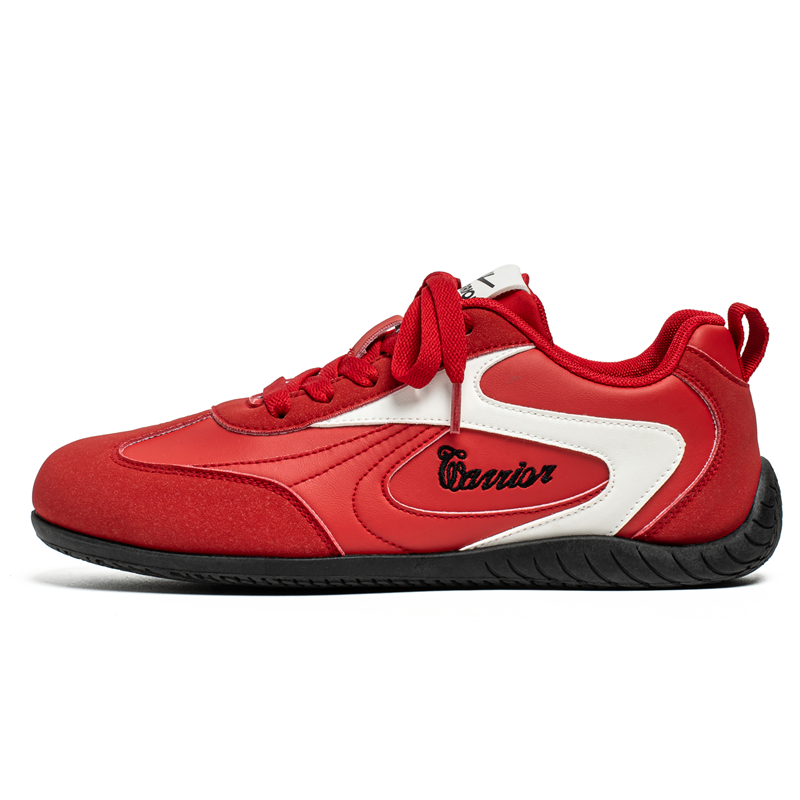 

WARRIOR Slip Resistant, Abrasion Resistant, Coverage, Support, Balance мужские повседневные кроссовки low top красные белые