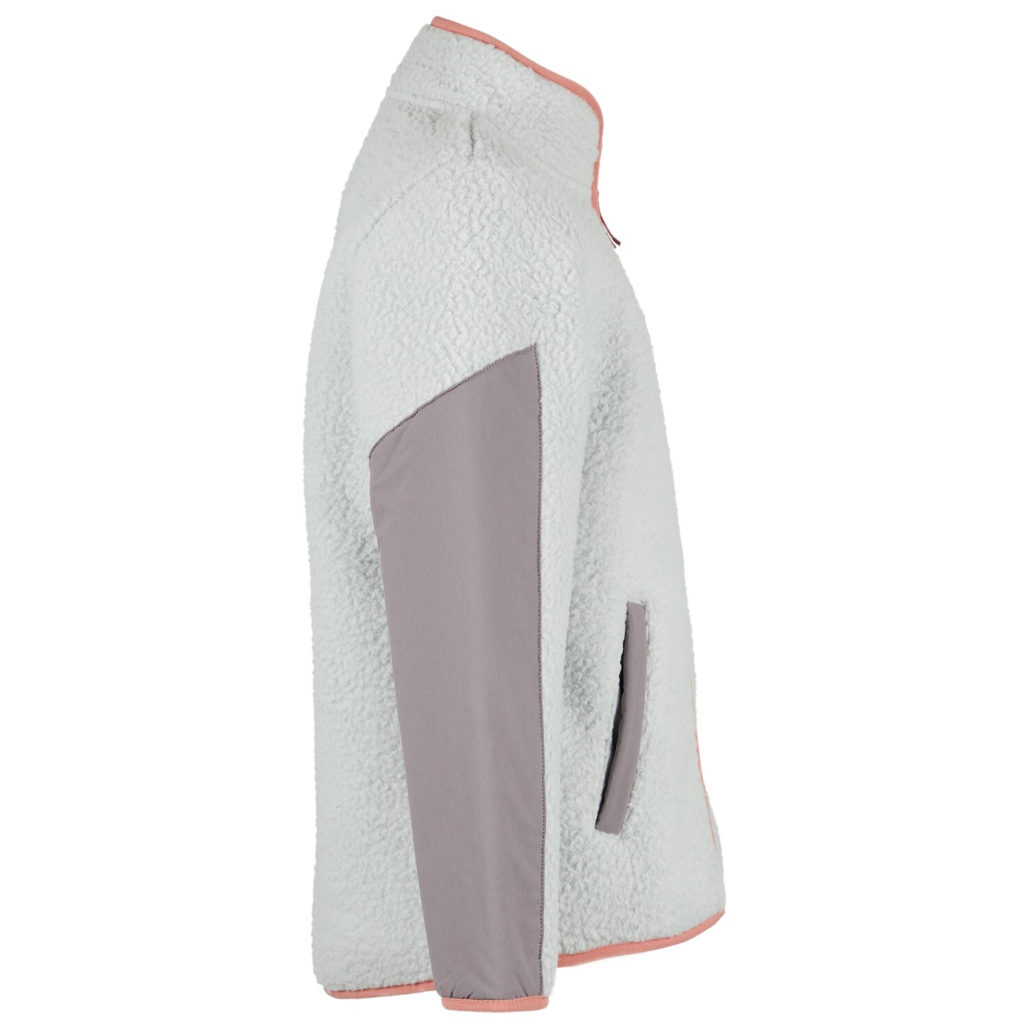 Флисовая жилетка Stoic Kid's NorrvikSt Pile Fleece, цвет Light Grey/Shark Grey — фото 3