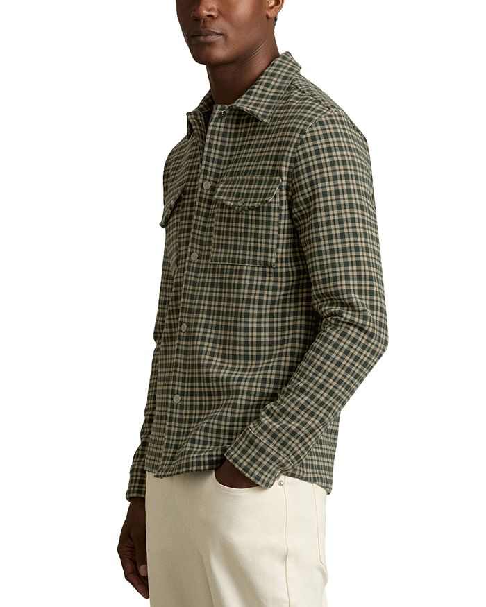 

Куртка-рубашка в клетку Glen Check REISS, зеленый