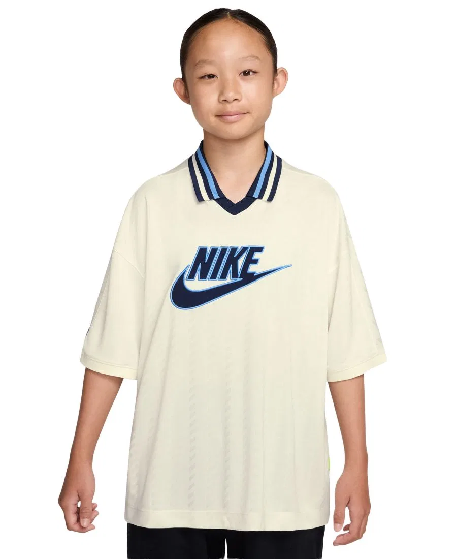 Футболка с коротким рукавом для девочек 7-16 лет Nike, кремовый