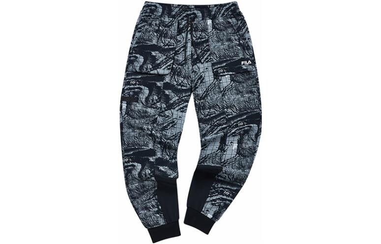 

Мужские трикотажные спортивные штаны FILA, цвет Black