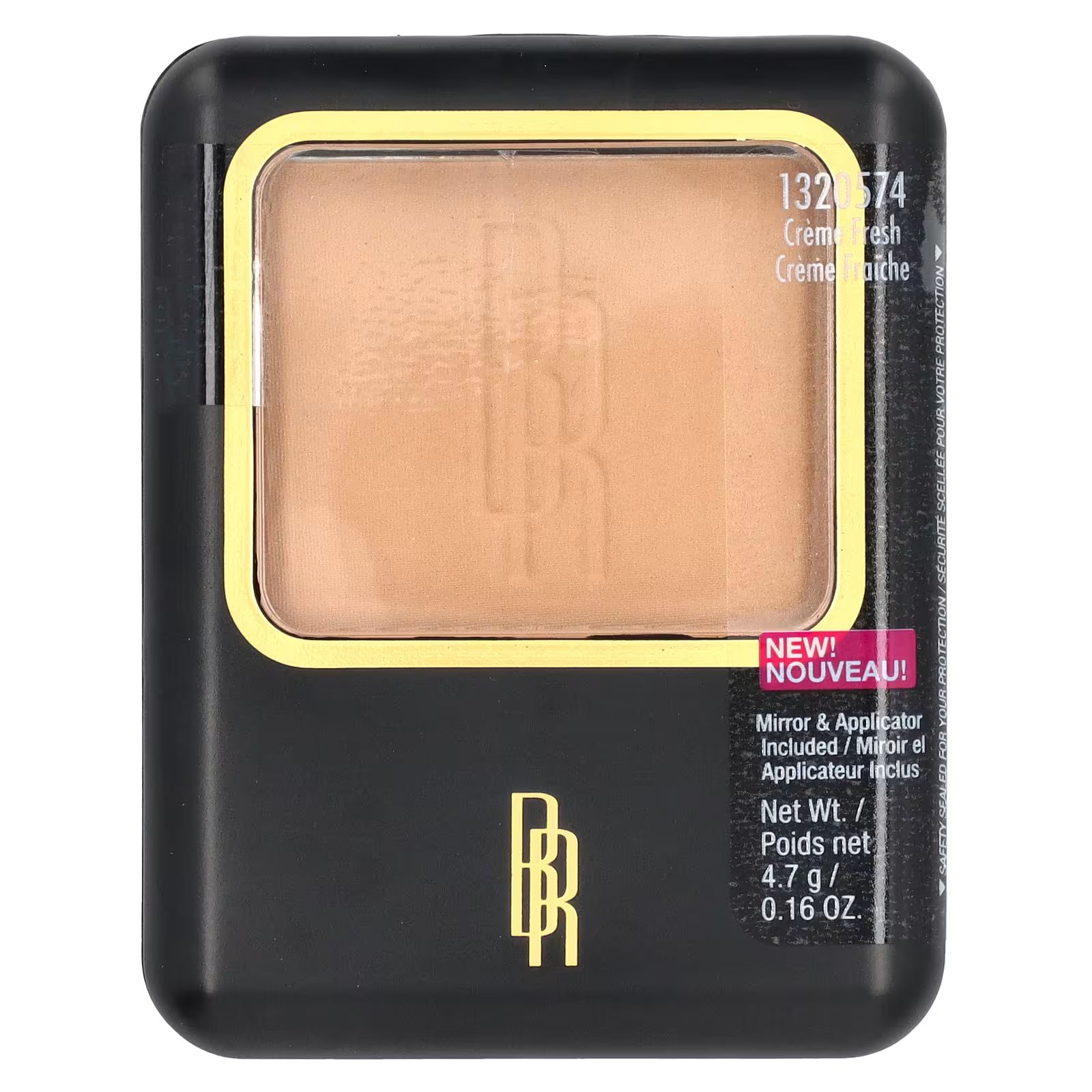 

Прессованная пудра, 1320574 Creme Fresh, 0,16 унции (4,7 г) Black Radiance