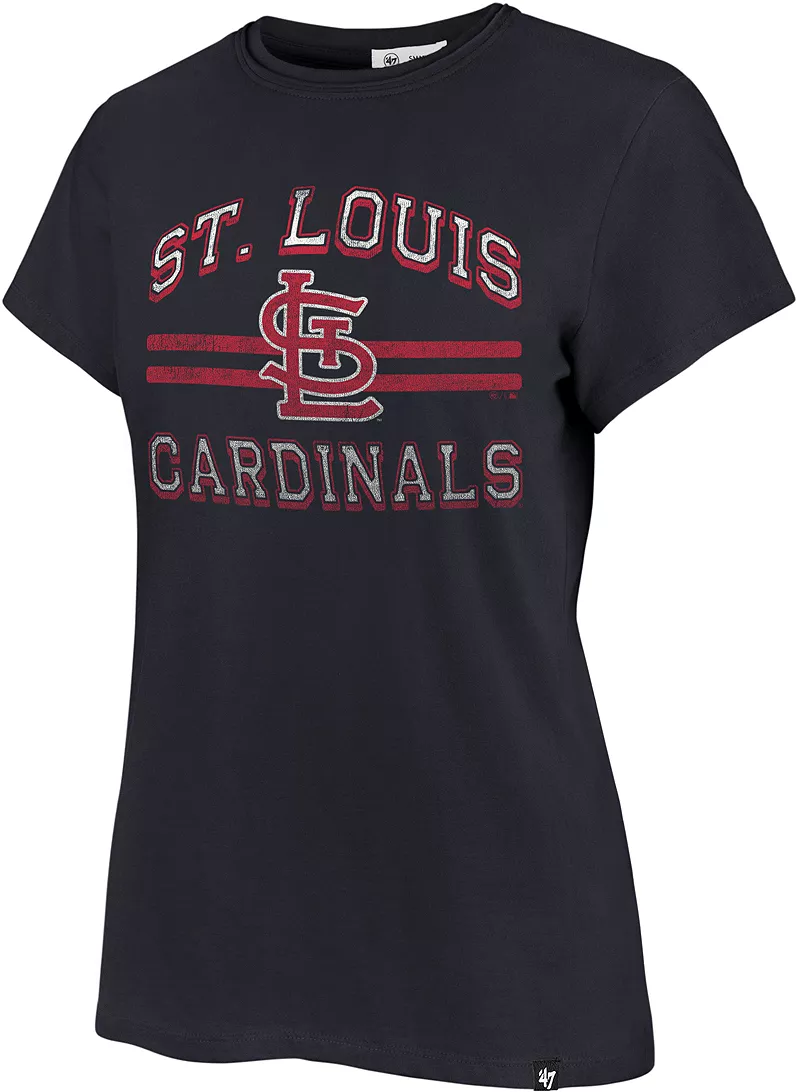 

Синяя женская футболка с изображением Франклина '47 St. Louis Cardinals