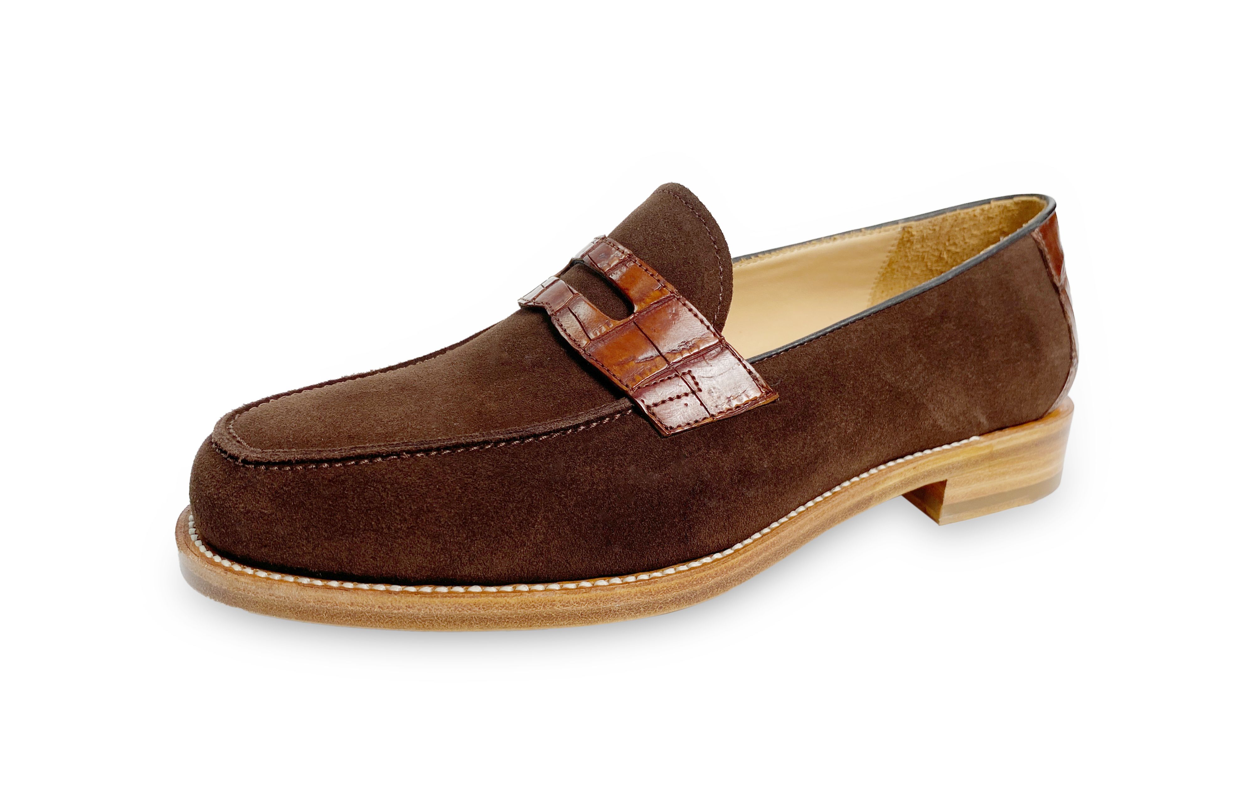 

ANTONIO BAREZZI Лоферы мужские, кофейные/желто-коричневые