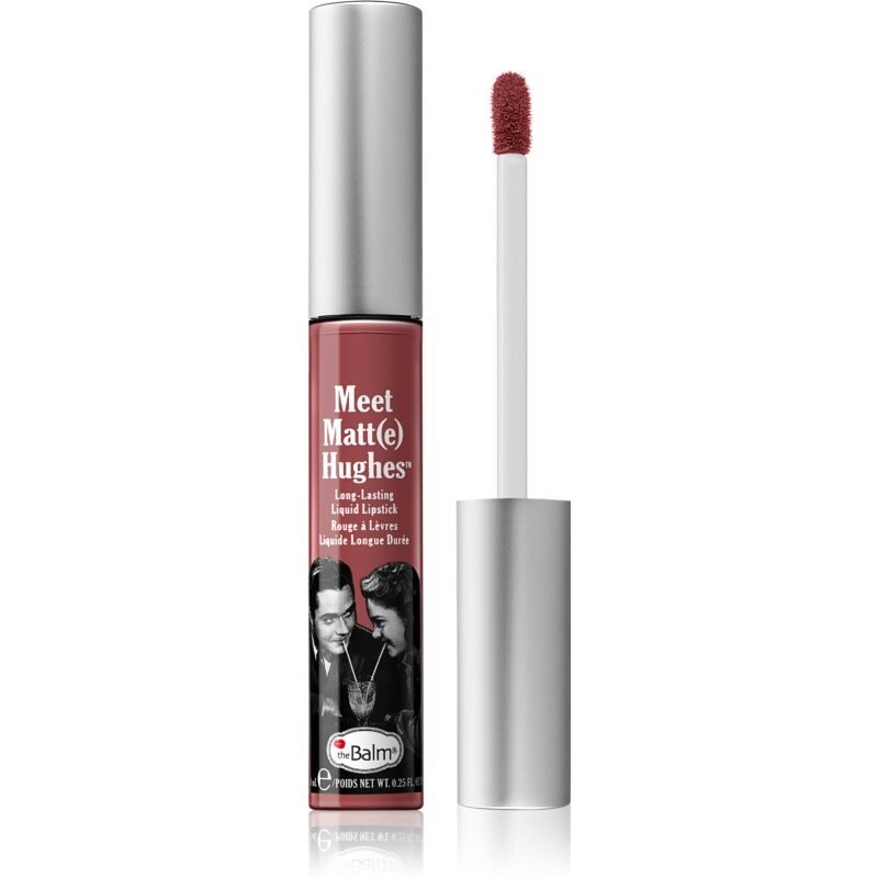 

The Balm Meet Matt(E) Hughes Long Lasting Liquid Lipstick, Стойкая жидкая помада оттенка искренняя, 7,4 мл