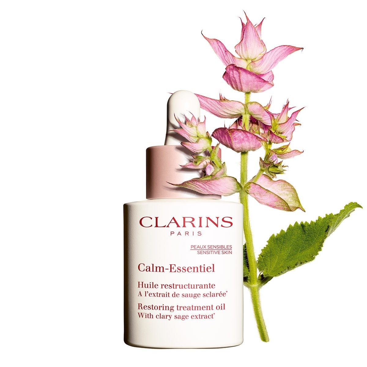 Масло для лица calm-essentiel huile restructurante Clarins, объем 30 мл — фото 2