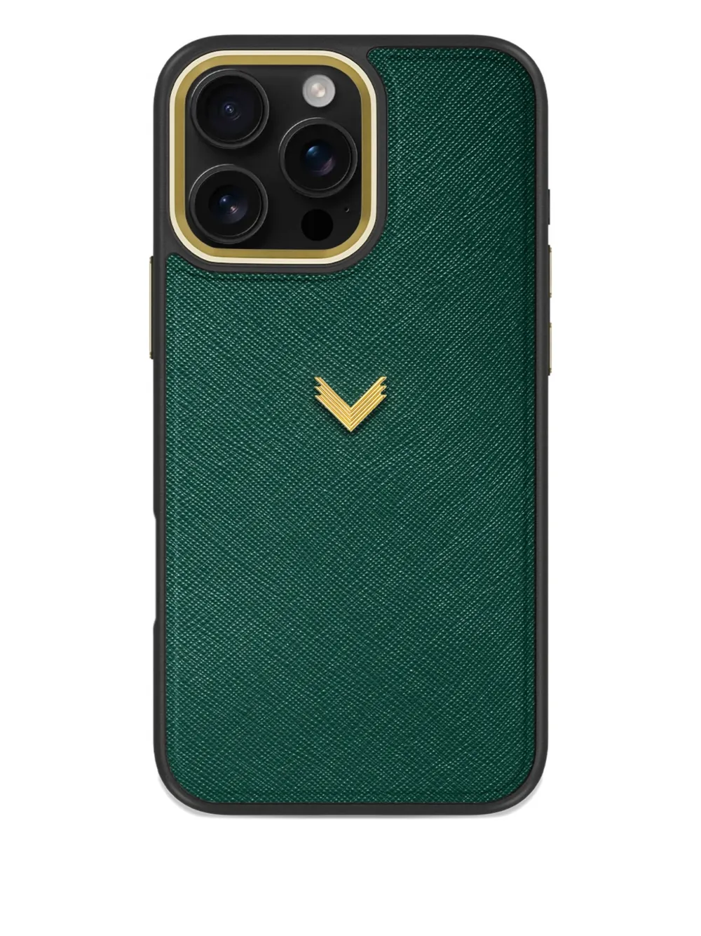 

Чехол для iPhone 16 Pro Max из сафьяновой кожи Velante, зеленый