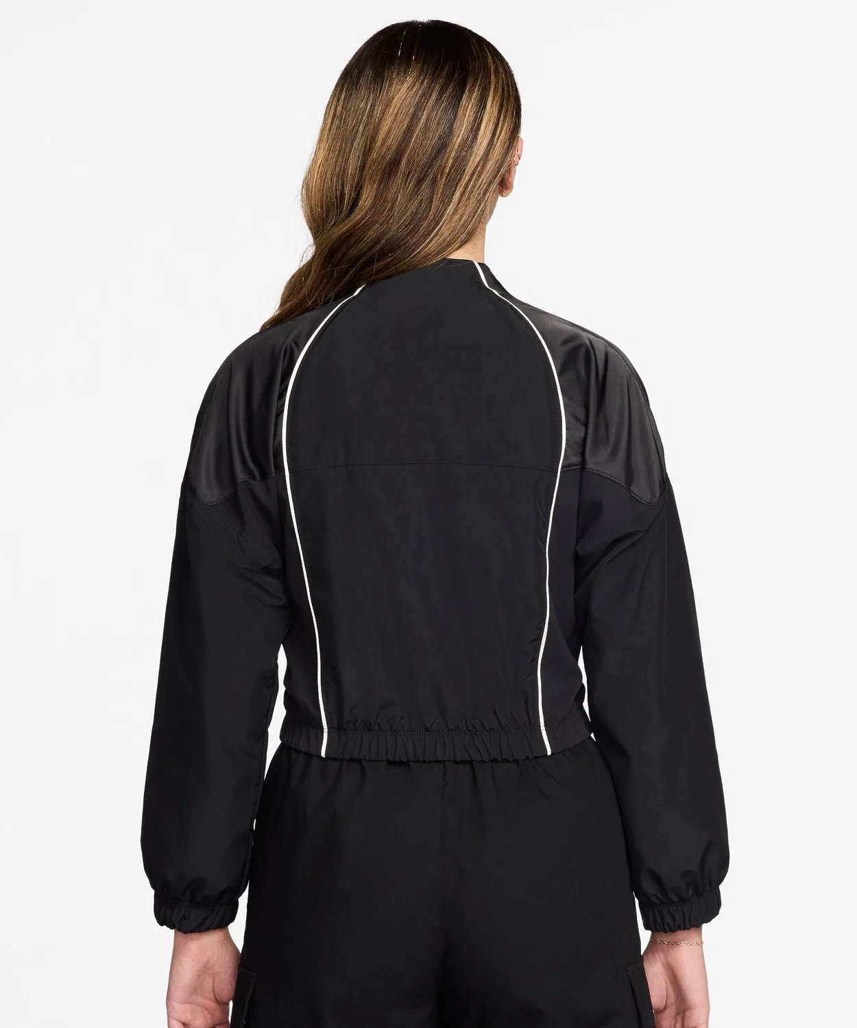 Куртка Nike NSW Shrunken Track Jacket, черный — фото 2