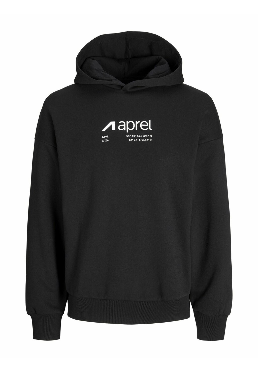 

Толстовка с капюшоном APREL Jack & Jones, черный