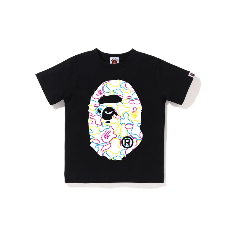 Футболка A BATHING APE SS25 Kids' черная