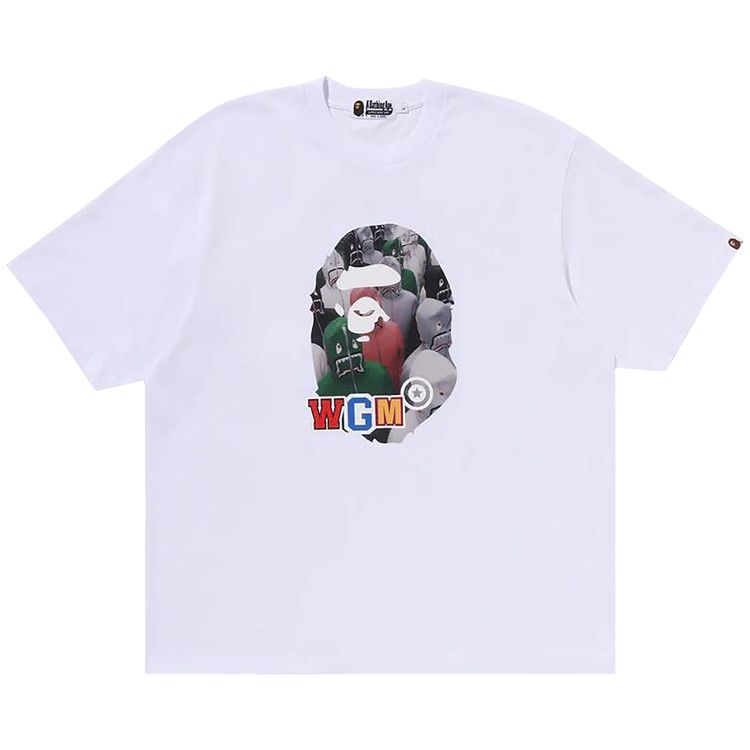 

Футболка BAPE Shark Seijin Photo Print Relaxed Fit Tee 'White'