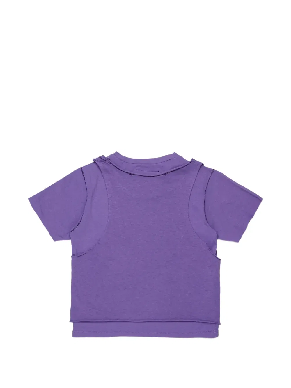 Многослойная футболка с логотипом Myar Kids, фиолетовый — фото 2