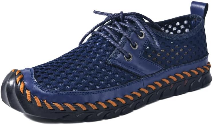 

Мужские босоногие водные туфли, минималистичные, для кросс-тренинга, быстросохнущие, нескользящие, с широким носком, дышащие, для пляжа, бассейна, аквааэробики, плавания, серфинга, походов и прогулок Soft Time Toy, синий