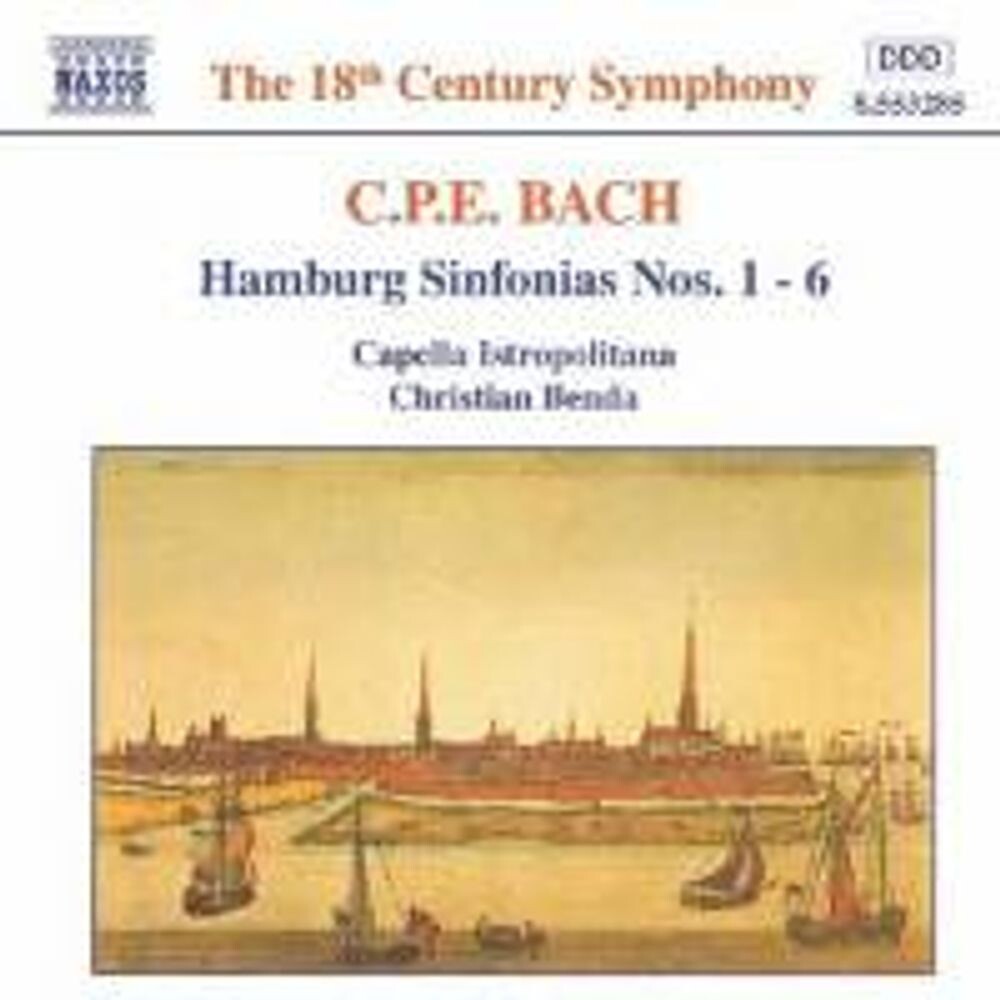 

Диск CD Hamburg Sinfonias Nos. 1-6 - C.P.E. Bach