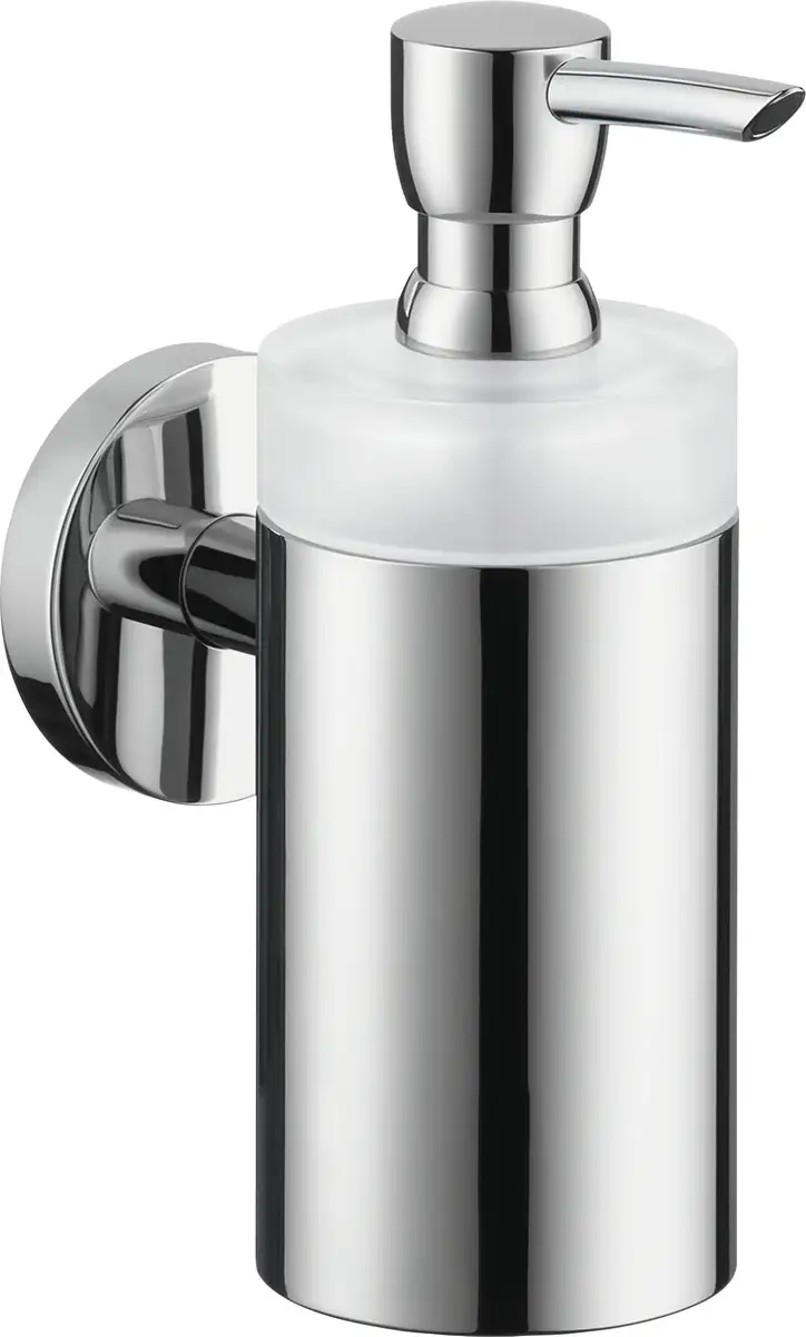 

Hansgrohe дозатор мыла, дозатор лосьона 6,6х17,6 см, цвет Chrom