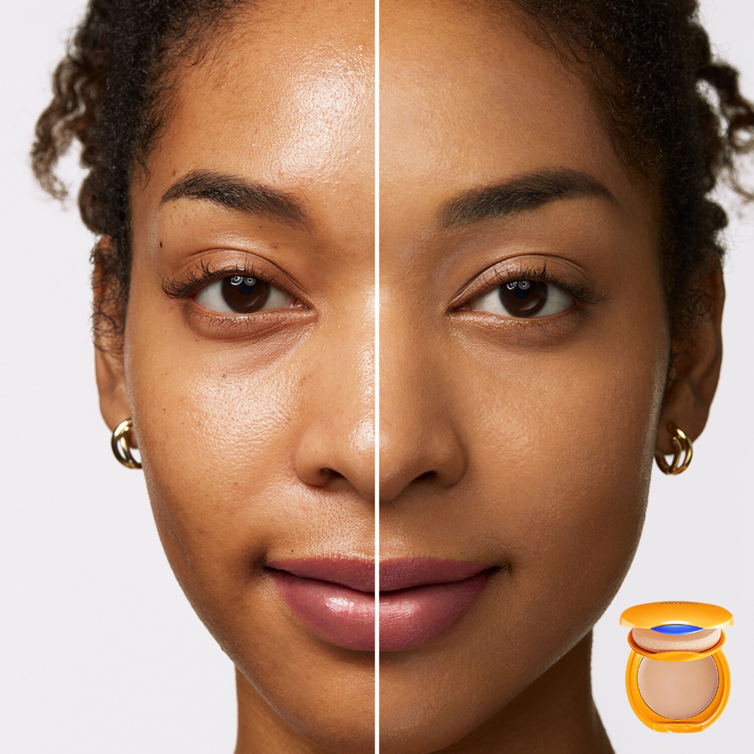 Тональная основа Tanning Compact Shiseido, Honey (12g) — фото 2