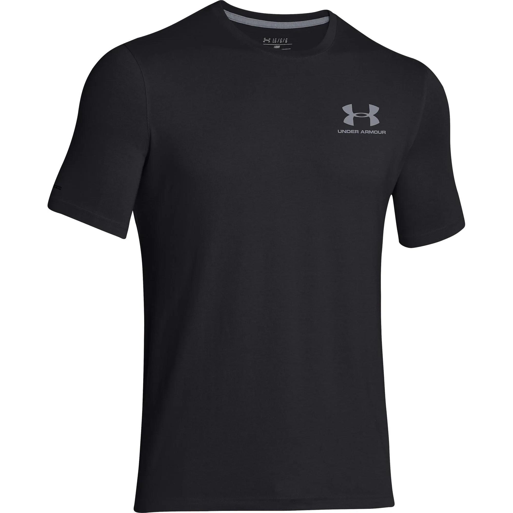 

Футболка мужская черно-серая Under Armour