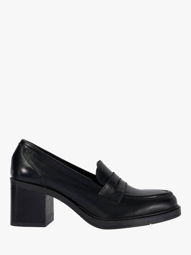 Dune Gratefully Leather пенни лоферы Dune London, Black