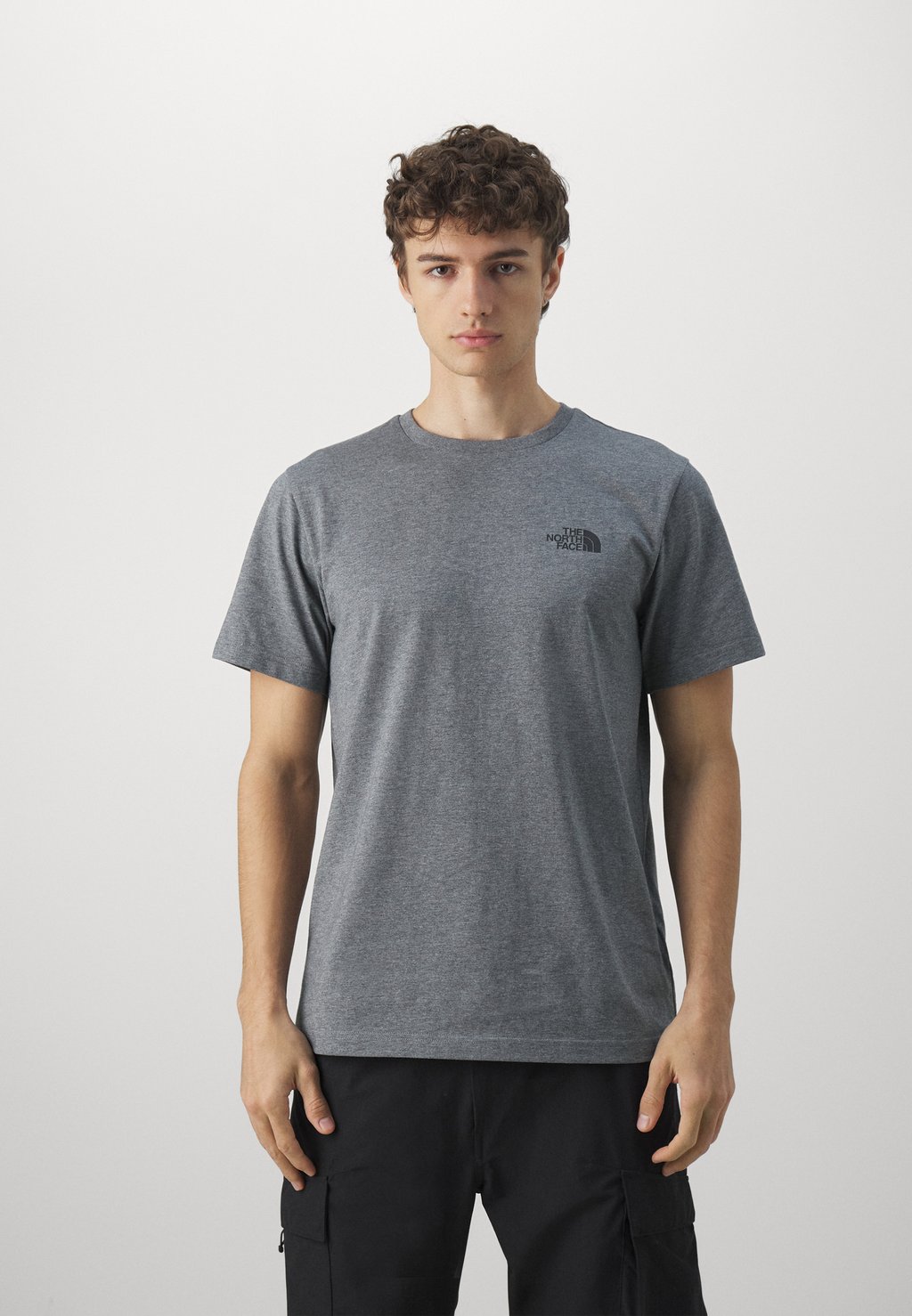 

Базовая футболка Simple Dome Tee The North Face, цвет medium grey heather