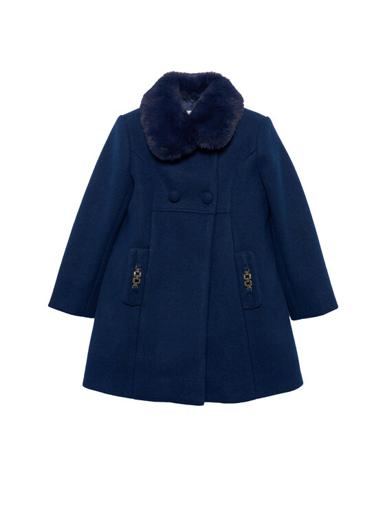 

Демисезонное пальто regular fit 5846 Abel & Lula, синий